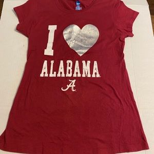 NCAA Alabama Crimson Tide T-shirt. JR ladies xl